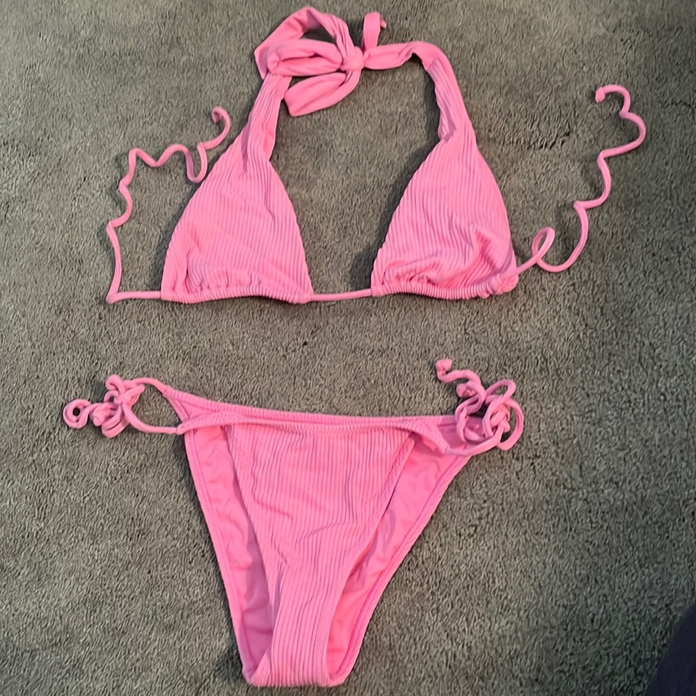 Pink bikini